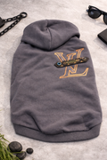 Luxury Grey Designer Pet Sweatshirt